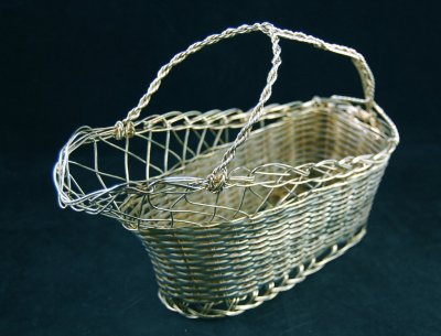 Dekanteringskorg - flätad