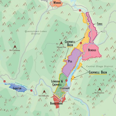 Vinkarta Nya Zeeland -