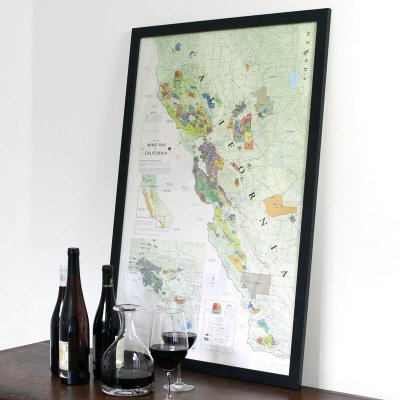 Vinkarta Kalifornien