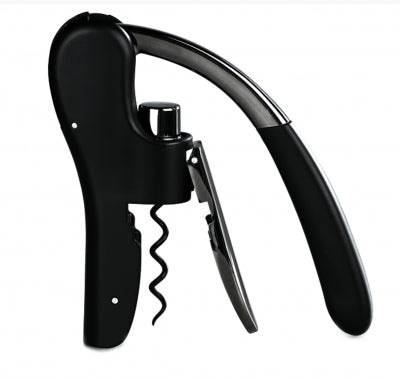 Hävstångsöppnare med integrerad folieskärare