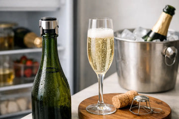 Förvara öppnat mousserande vin på rätt sätt