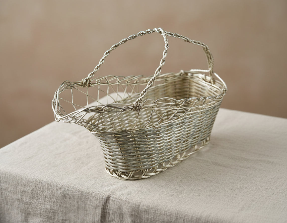 Dekanteringskorg - flätad