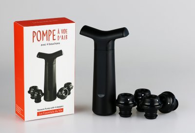 Vakumpump Wine Saver ”Pompe” + 4 proppar