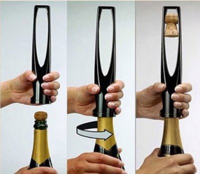 Le Creuset / Pop Bulle / Champagneöppnare