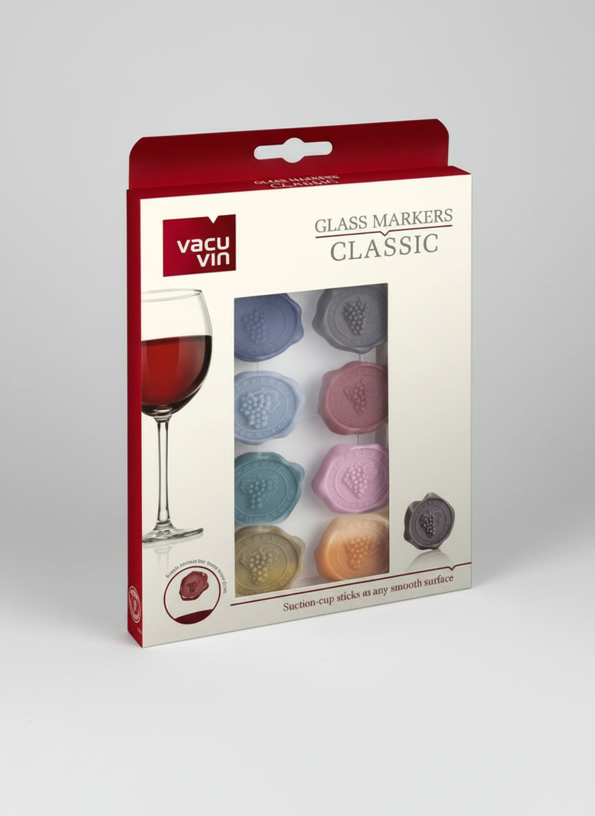 VacuVin glasmarkörer ”Classic”