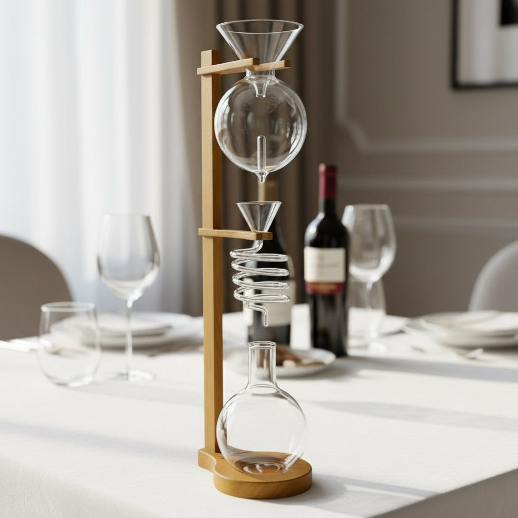 WineDec Large – exklusivt system för dekantering och luftning av vin