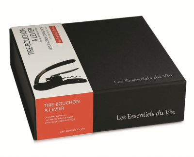 Hävstångsöppnare med integrerad folieskärare