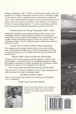 Vintage Champagne: 1899 – 2019,  Charles Curtis M