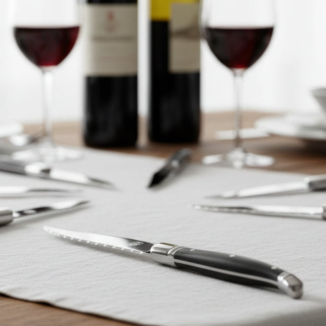 Laguiole - set om 4 köttknivar