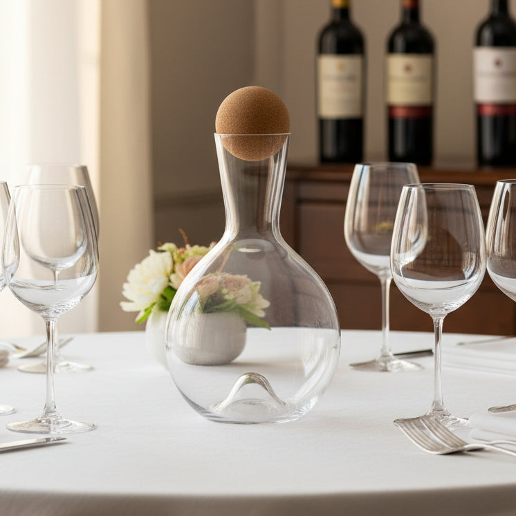 MONA - karaff med träkula