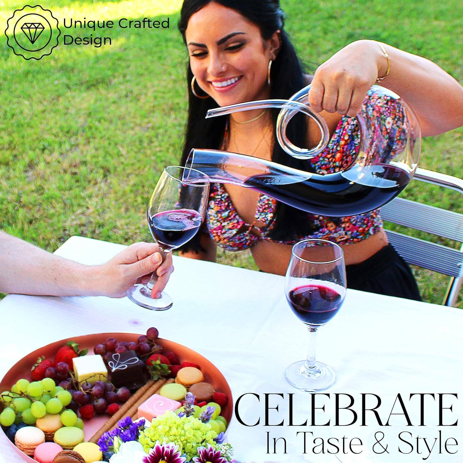 Elegant karaff ”Horn”