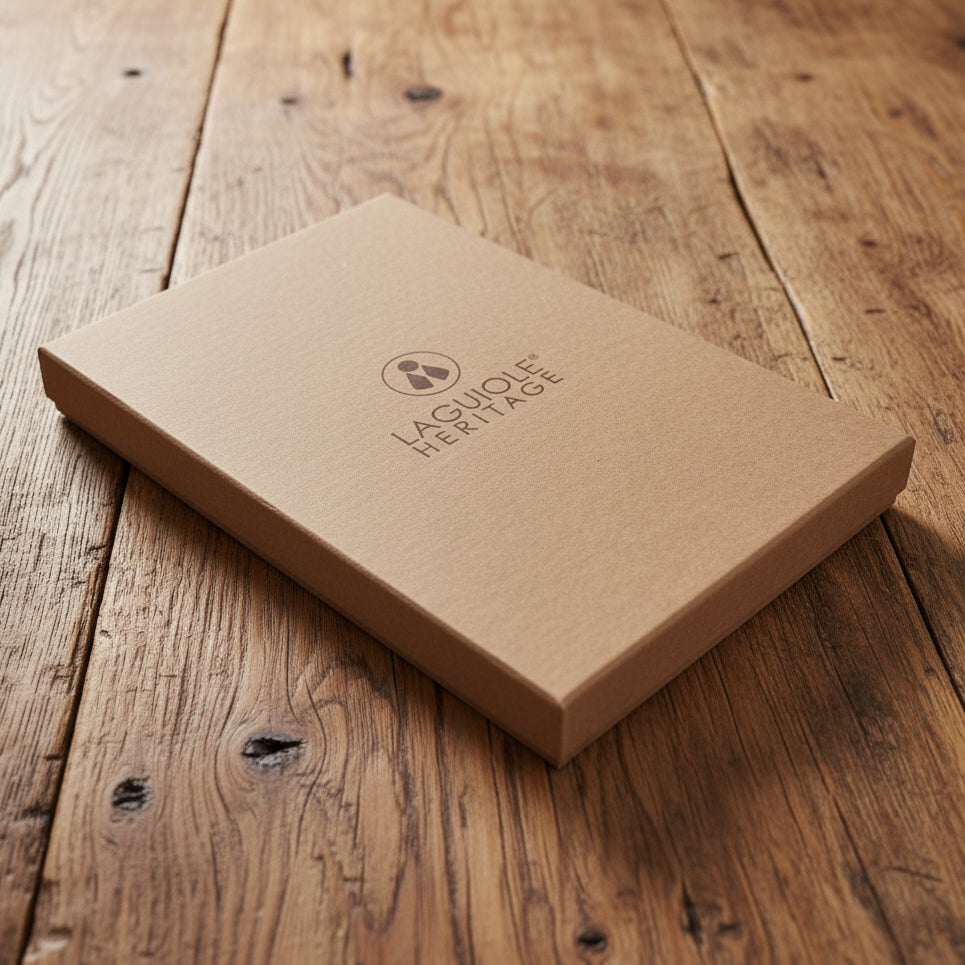 Laguiole Héritage - 6 köttknivar med skaft i valnöt