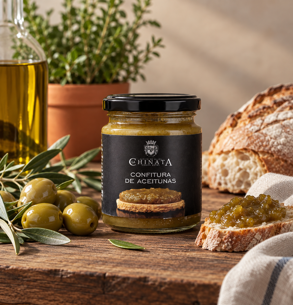 La Chinata Marmelad på gröna oliver