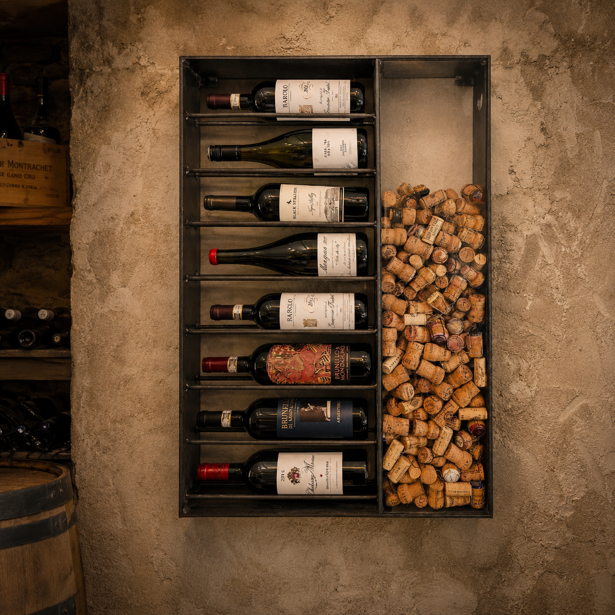 Vinställ Corkframe