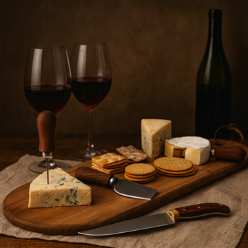 Oval skärbräda / serveringsbräda