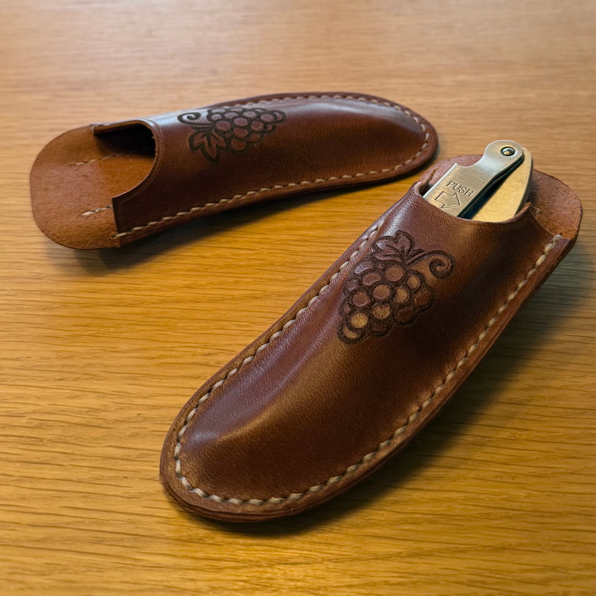 Handsytt läderhölster för Coutale Sommelier Premuim/Prestige