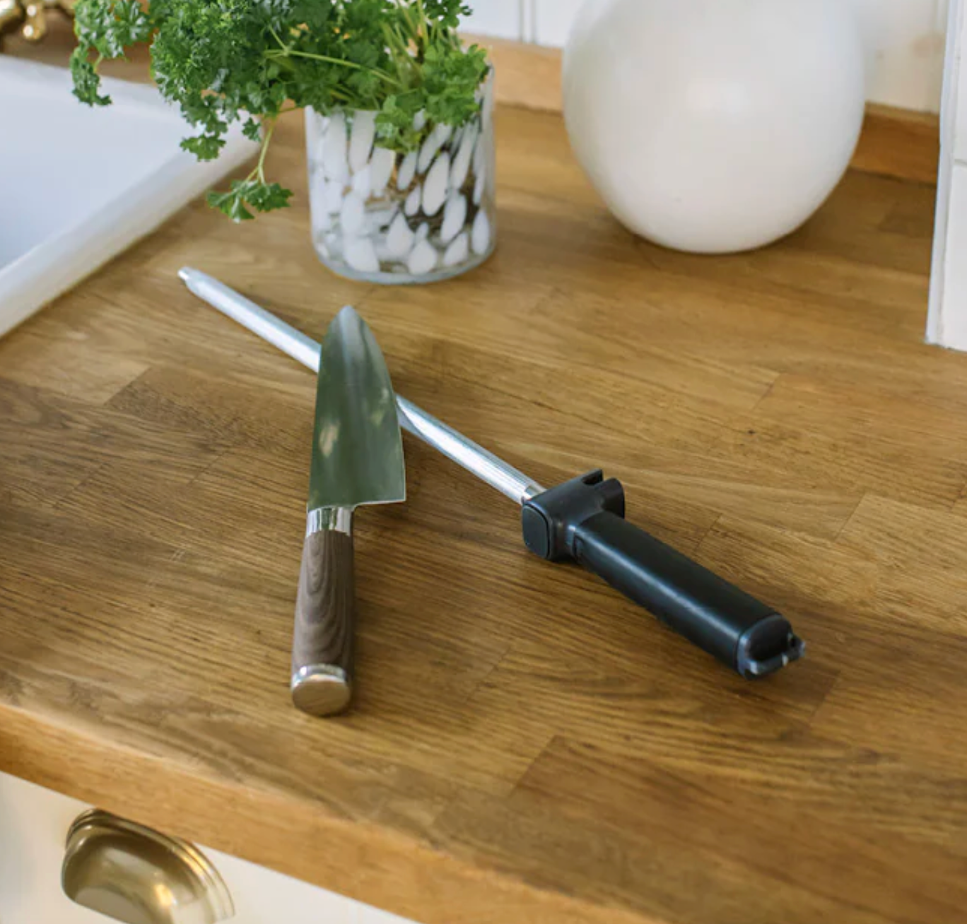 Brynstål med knivslip