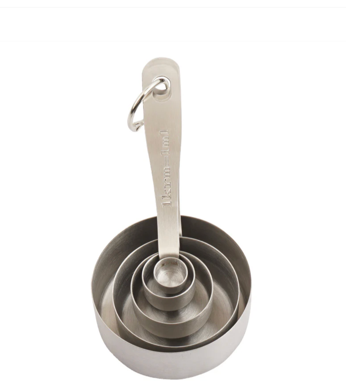 Måttsats i rostfritt